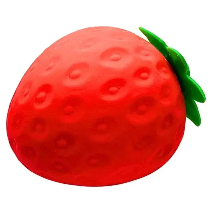 White Smoke Squishy Jumbo Strawberry Squishy & Squeeze