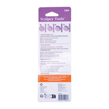 Lavender Sculpey Texture Wheel, 5Pcs Modelling Tools & Accessories