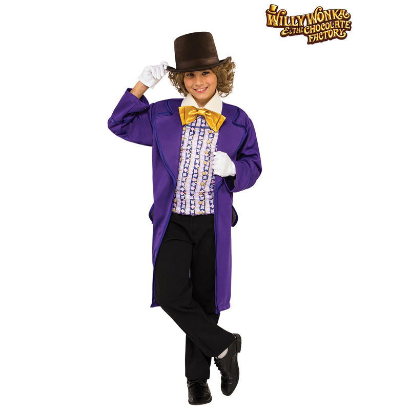 White Smoke Willy Wonka Deluxe Costume Costumes