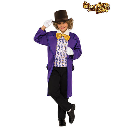 White Smoke Willy Wonka Deluxe Costume Costumes