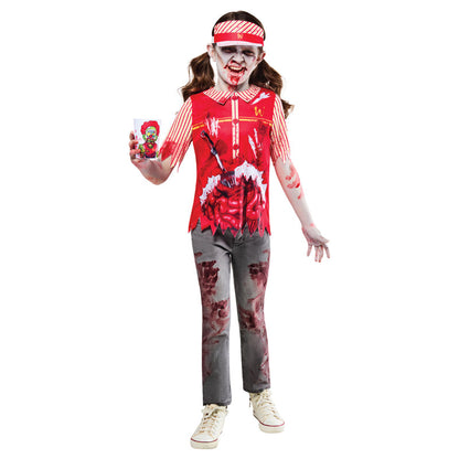 Zombie Burger Worker Child Costume