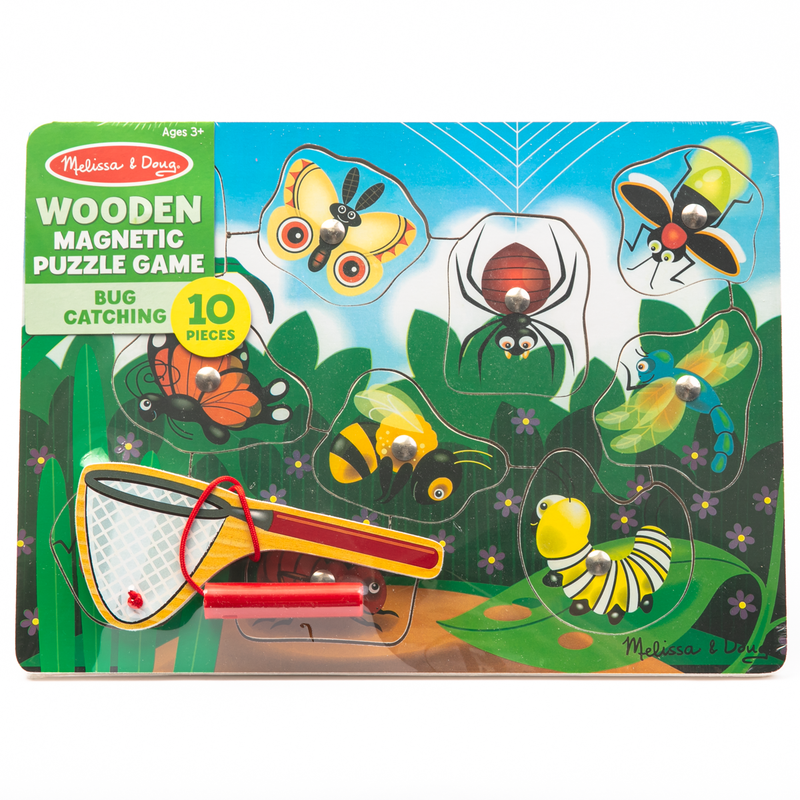 Sea Green Melissa & Doug - Magnetic Bug Catching Game Kids Educational Games and Toys