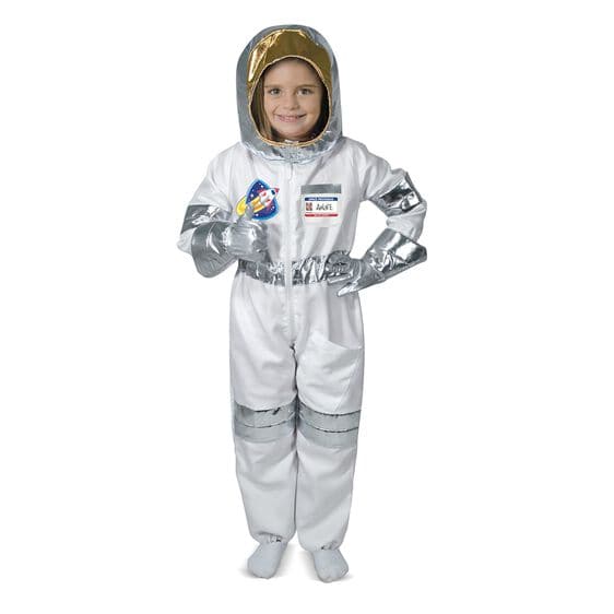 Gray Melissa & Doug - Astronaut Role Play Costume Set Kids Educational Games and Toys