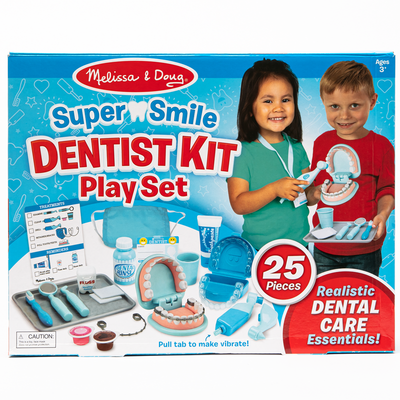 Light Sea Green Melissa & Doug - Super Smile Dentist Play Set Kids Educational Games and Toys