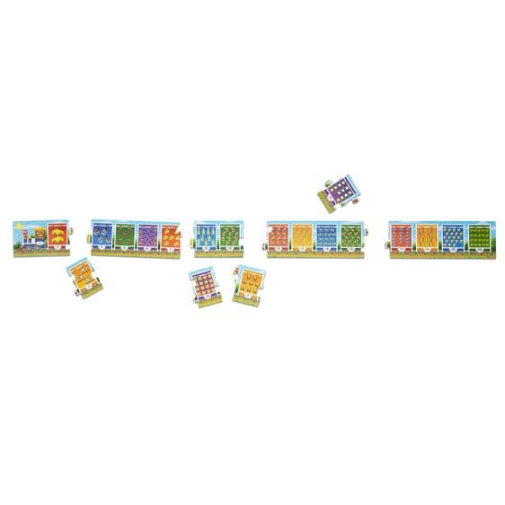 Light Gray Melissa & Doug - Number Train Floor Puzzle - 20 piece Puzzles