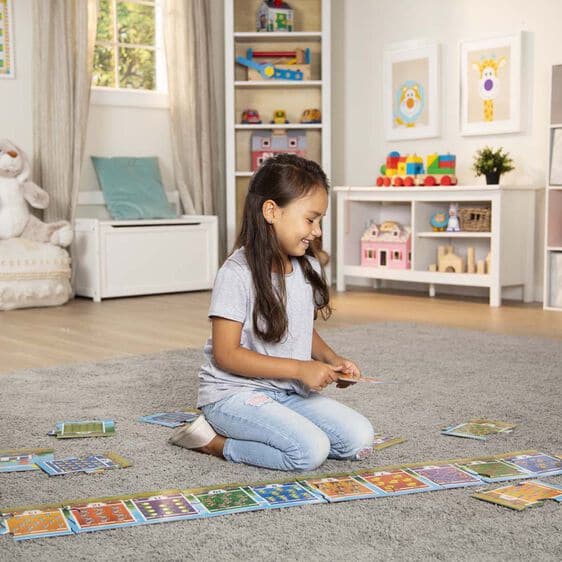 Dark Gray Melissa & Doug - Number Train Floor Puzzle - 20 piece Puzzles