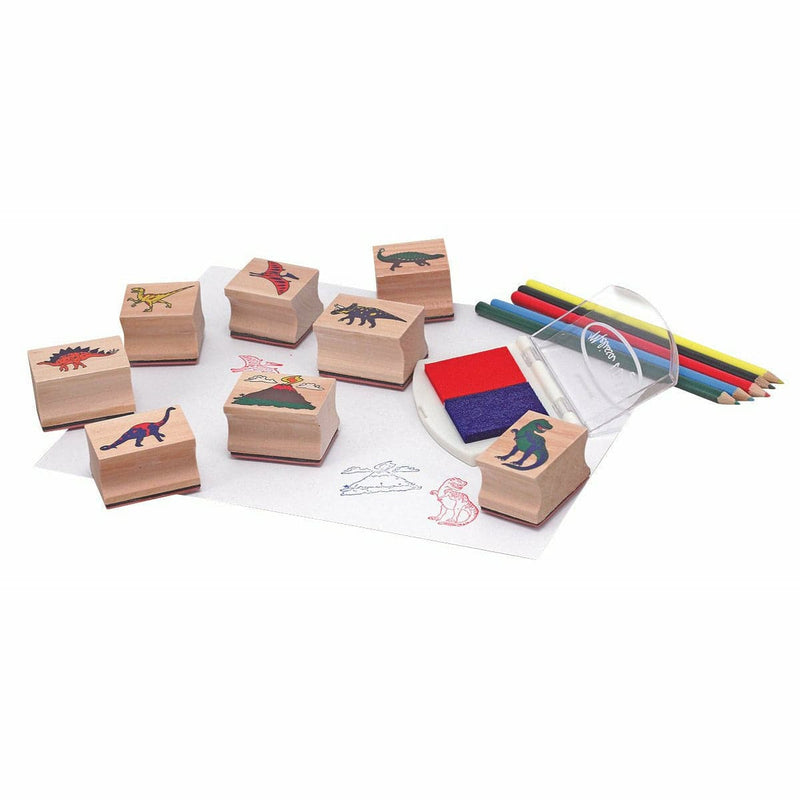Light Gray Melissa & Doug  - Dinosaur Stamp Set Kids Craft Kits
