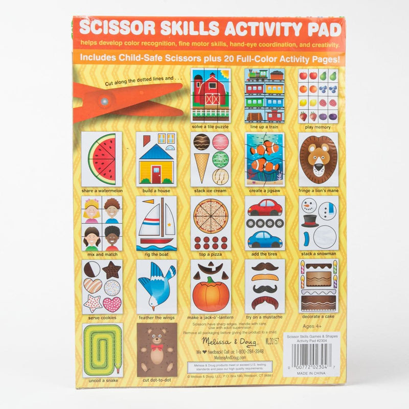 Antique White Melissa & Doug  - Scissor Skills Activity Pad Kids Activity Books