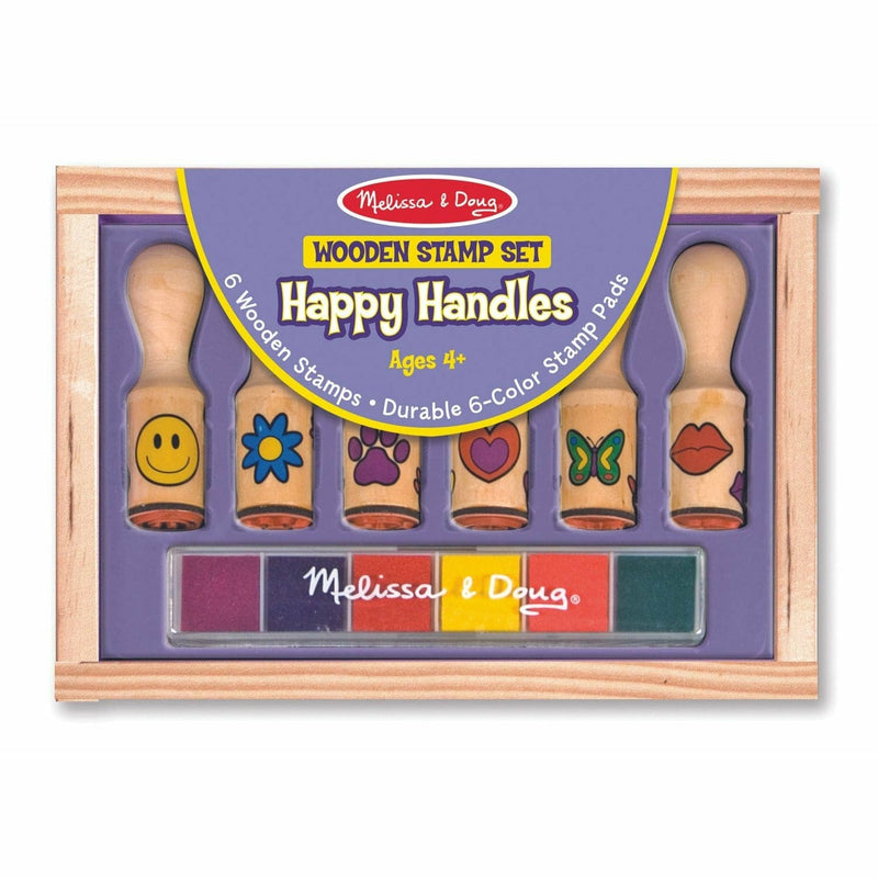 Rosy Brown Melissa & Doug  - Happy Handle Stamp Set Kids Craft Kits