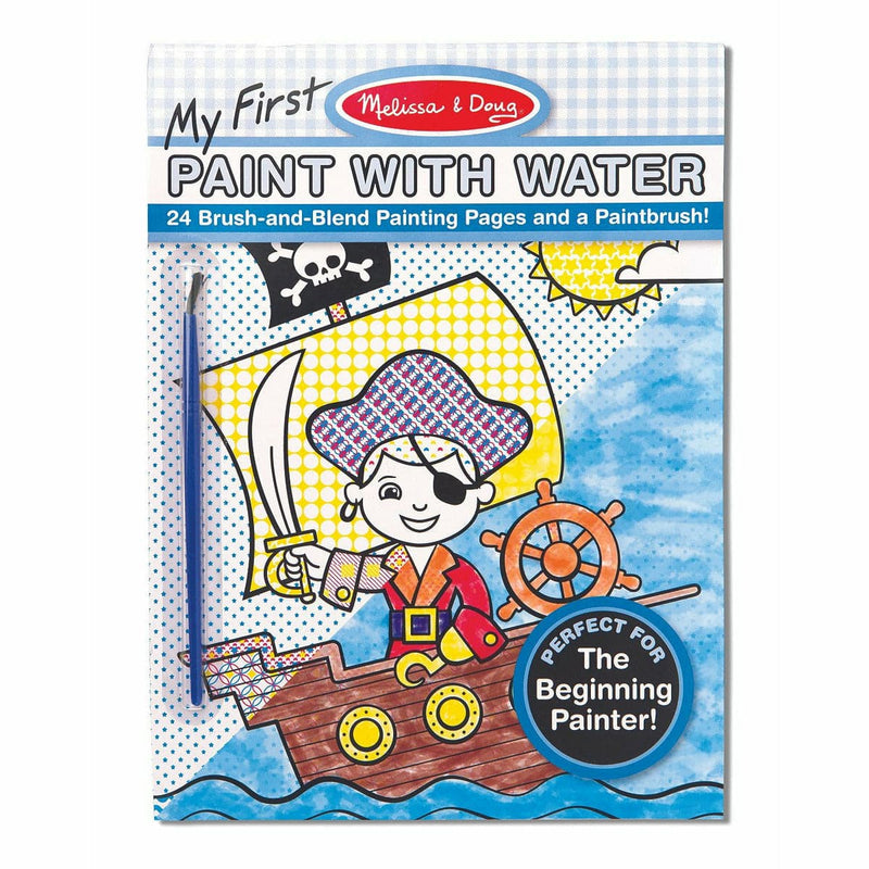 Dark Slate Gray Melissa & Doug  - My First Paint with Water - Pirates, Space, Construction & More Kids Activity Books