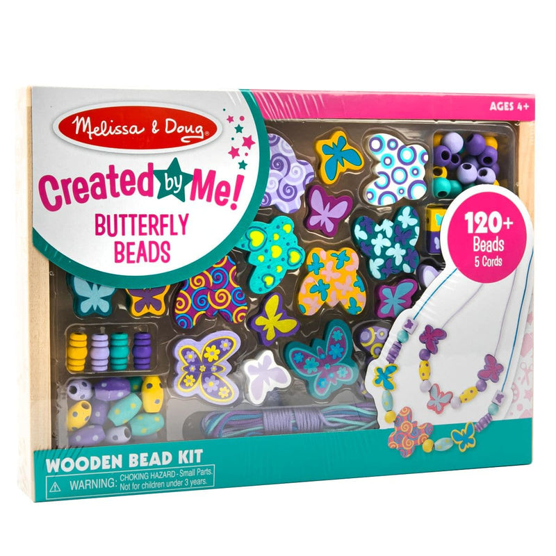 Dark Cyan Melissa & Doug  - Butterfly Friends Bead Set Kids Craft Kits