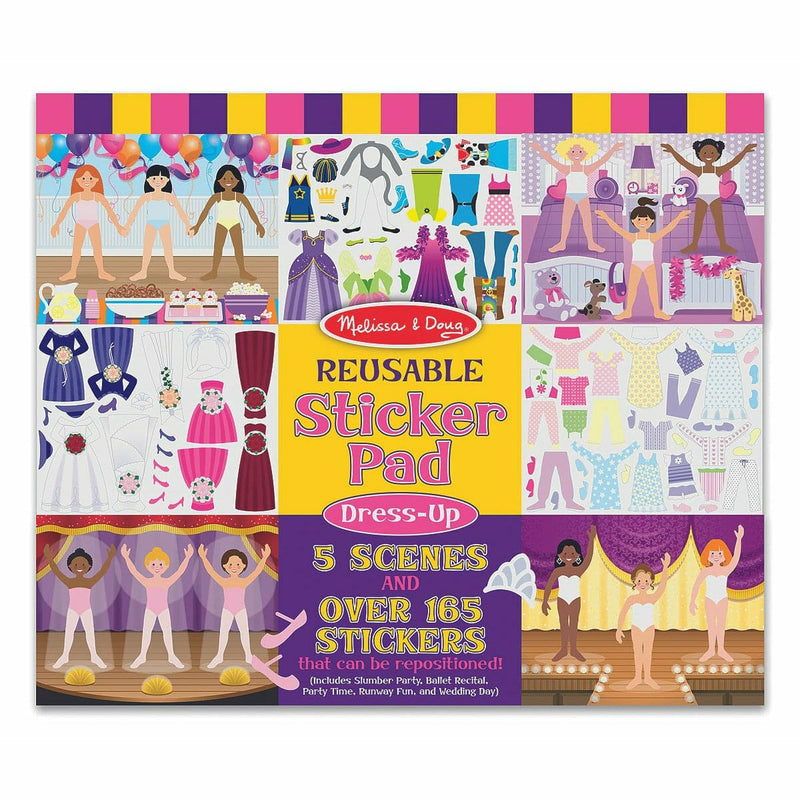 Light Gray Melissa & Doug - Reusable Sticker Pad - Dress-Up Kids Craft Kits