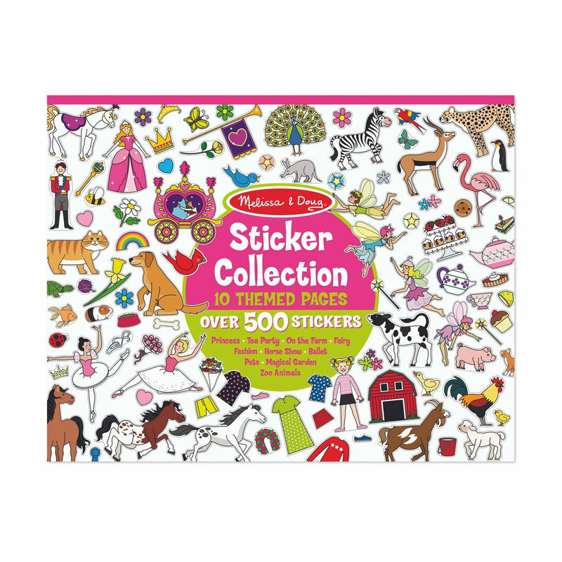 Dark Slate Gray Melissa & Doug  - Sticker Collection - Pink Kids Craft Kits