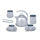 Gray Melissa & Doug - Stainless Steel Tea Set Kids Educational Games and Toys