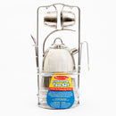White Smoke Melissa & Doug - Stainless Steel Tea Set Kids Educational Games and Toys