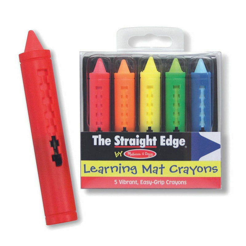 Maroon Melissa & Doug - Learning Mat Crayons Kids Crayons
