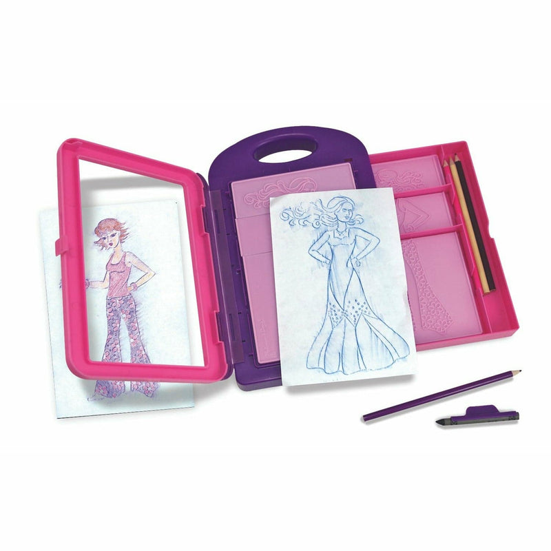 Lavender Melissa & Doug  - Fashion Design Activity Kit Kids Craft Kits