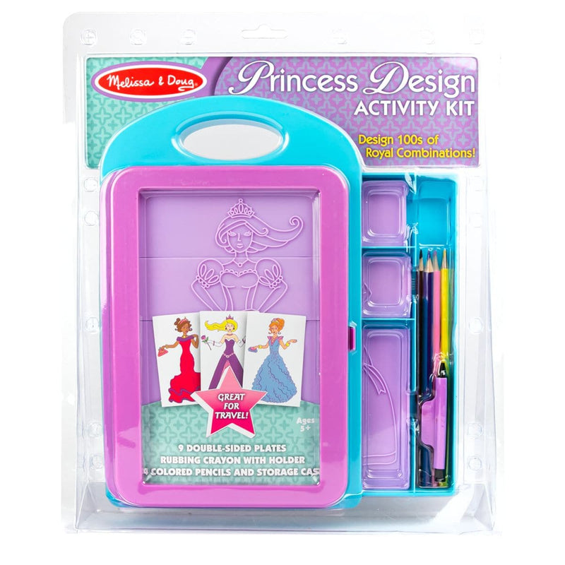 Thistle Melissa & Doug  - Princess Design Activity Kit Kids Art and Craft