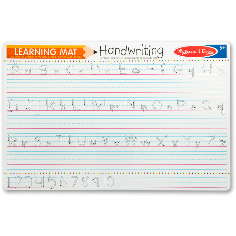 Lavender Melissa & Doug  - Handwriting Write-A-Mat Kids Educational Games and Toys