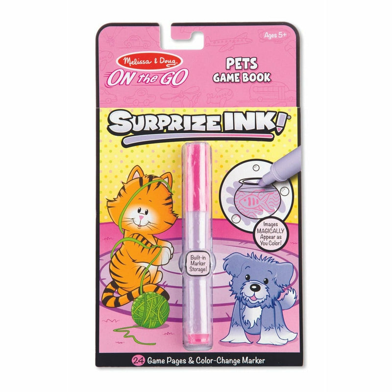 Plum Melissa & Doug On The Go Surprize Ink!-Pets Kids Activity Books