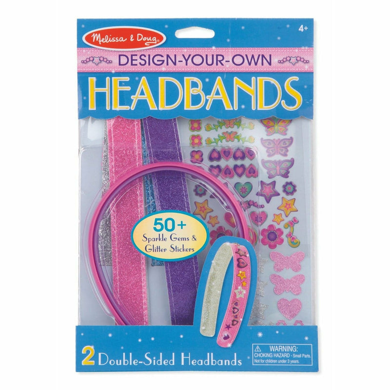Gray Melissa & Doug  - Design-Your-Own - Headbands Kids Craft Kits