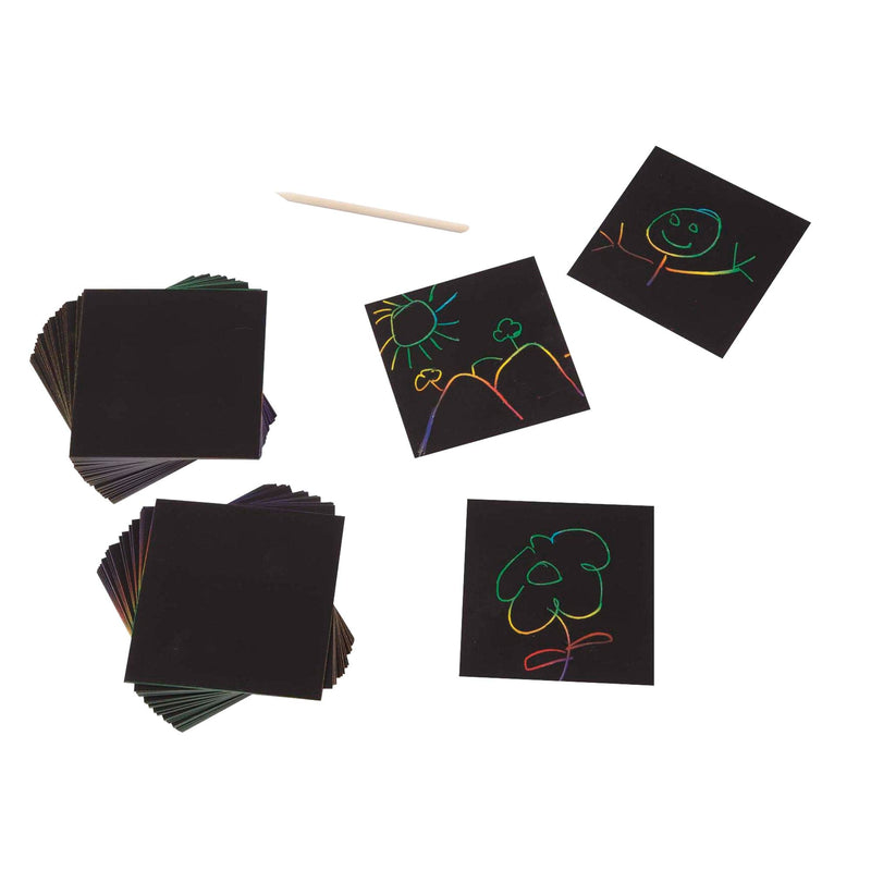 Dark Slate Gray Melissa & Doug - Scratch Art Rainbow Mini Notes Box Kids Activity Books