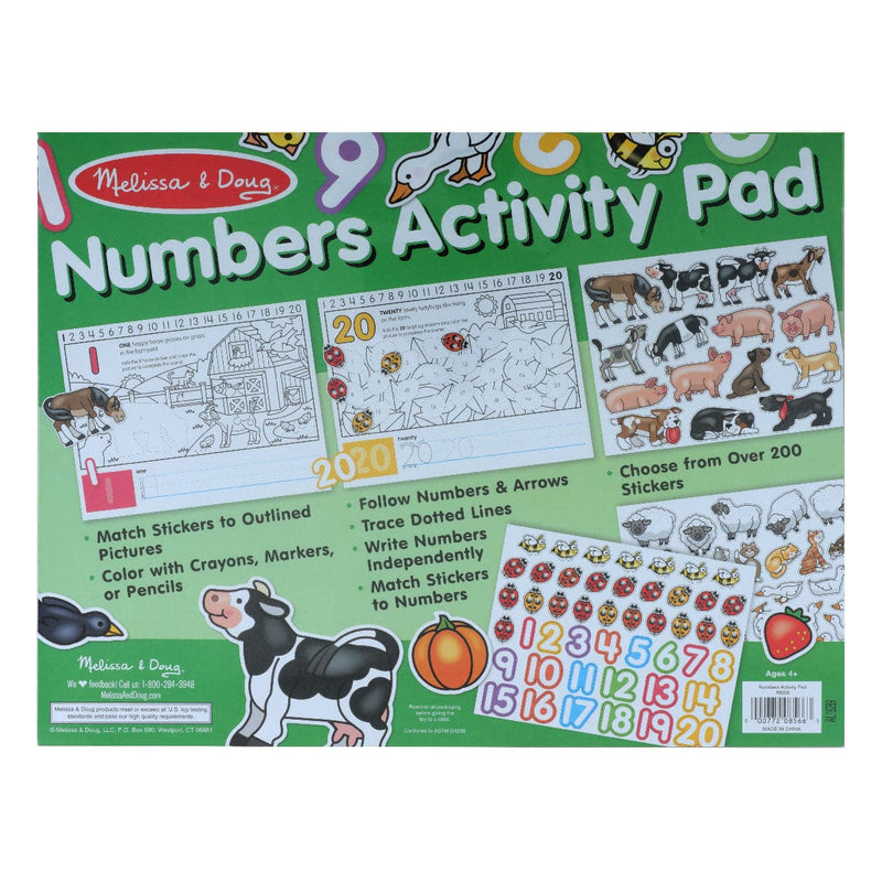 Light Steel Blue Melissa & Doug - Numbers Activity Pad Kids Activity Books