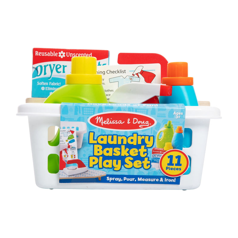 Light Sea Green Melissa & Doug - Laundry Basket Play Set Kids Educational Games and Toys