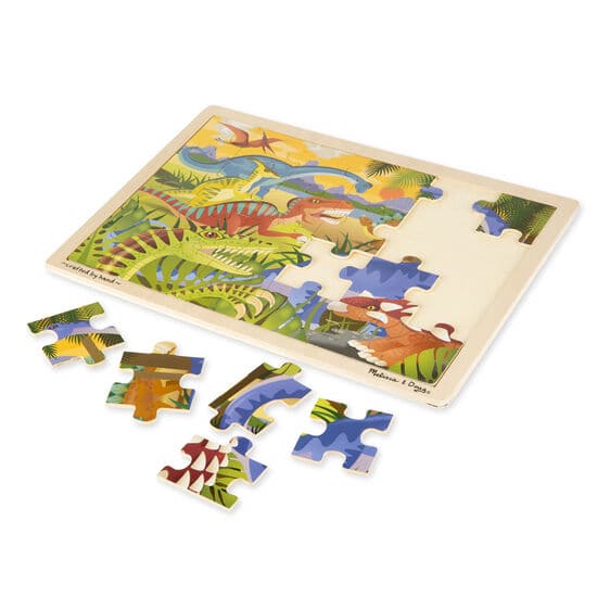 Light Gray Melissa & Doug - Dinosaurs Jigsaw - 24 piece Puzzles