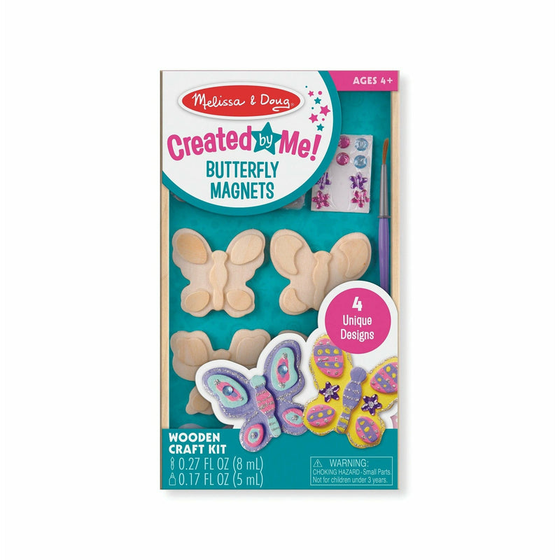 Dark Cyan Melissa & Doug  - Created by Me! Butterfly Magnets Kids Craft Kits