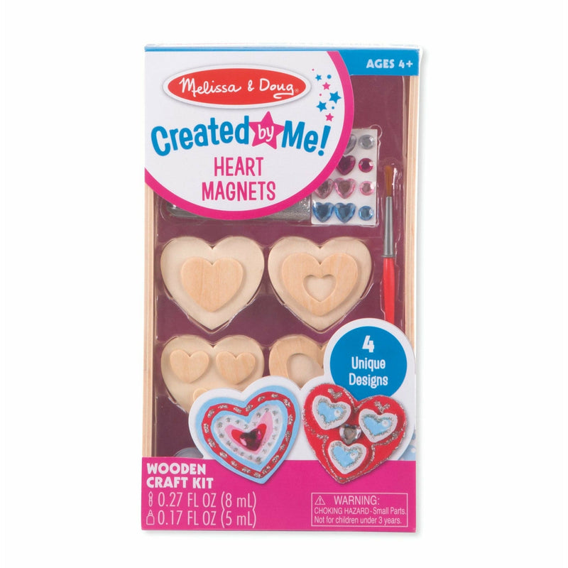 Light Gray Melissa & Doug  - Created by Me! Heart Magnets Kids Craft Kits