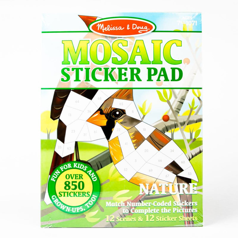 Forest Green Melissa & Doug - Mosaic Sticker Pad - Nature Kids Craft Kits