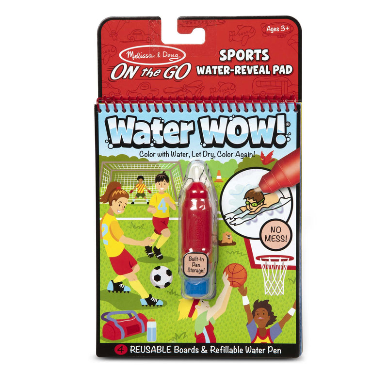 Firebrick Melissa & Doug On The Go-Water WOW! Sports Kids Activity Books