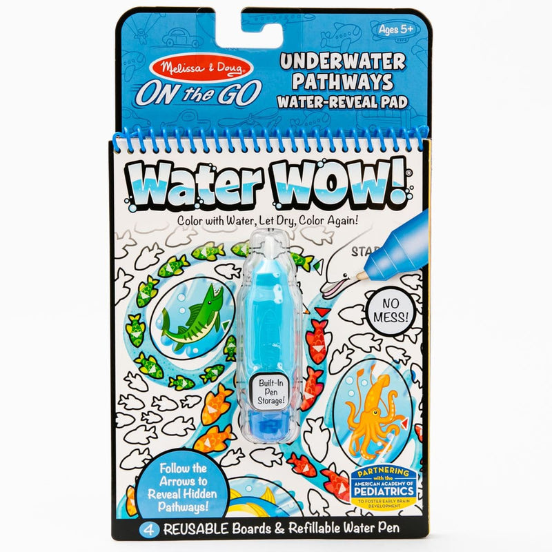 White Smoke Melissa & Doug-On The Go-Water WOW! Underwater Pathways Kids Activity Books