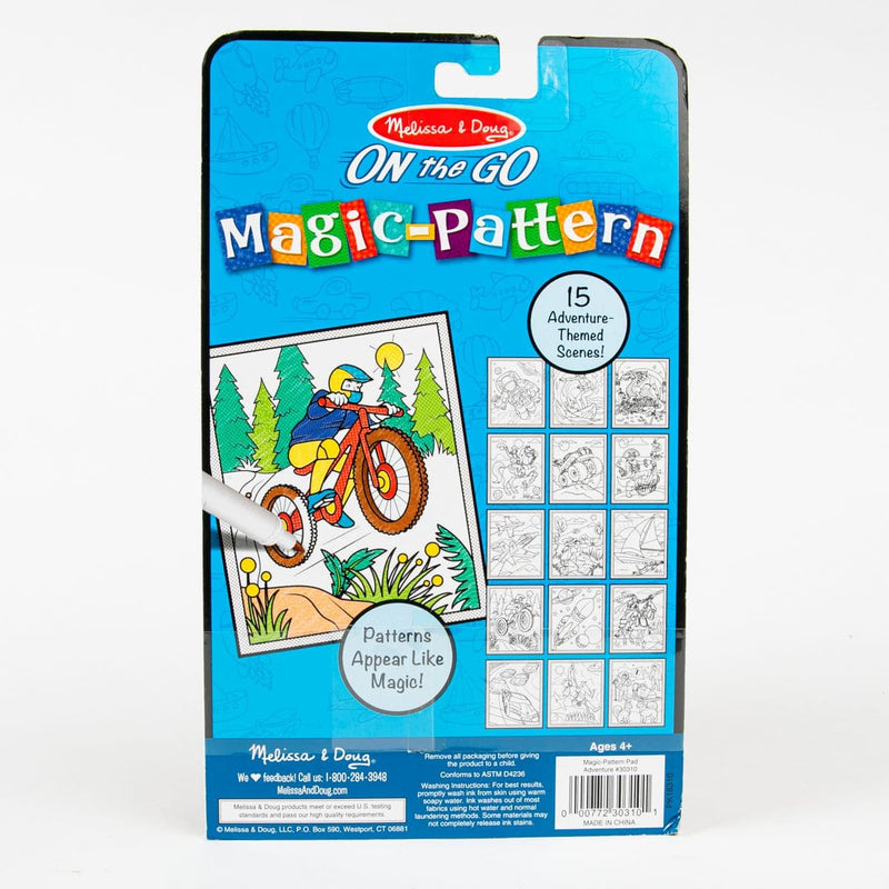 White Smoke Melissa & Doug  - On The Go - Magic Pattern  - Adventure Kids Activity Books