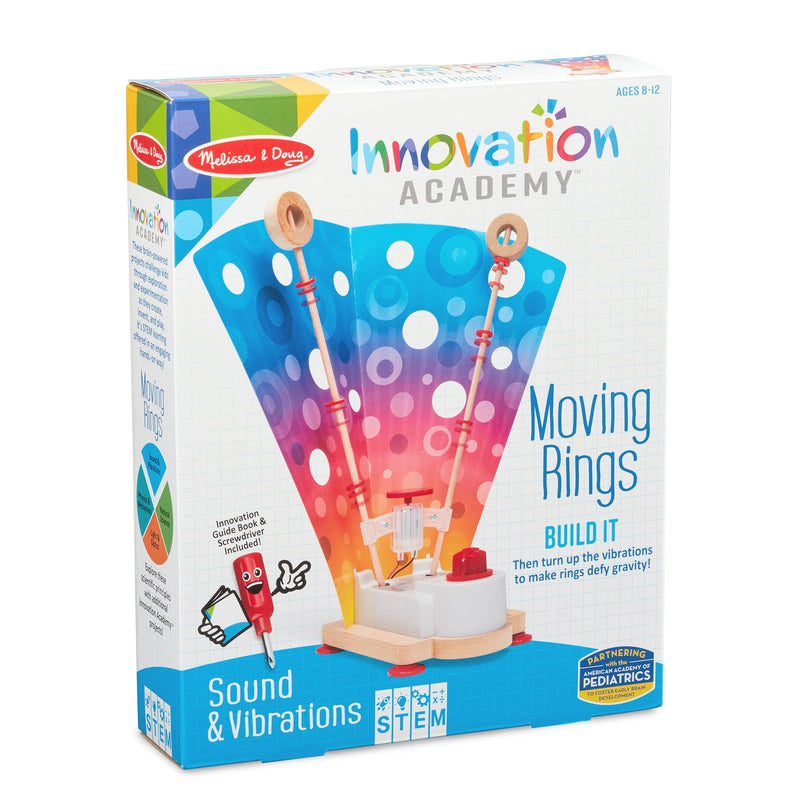 Light Sea Green Melissa & Doug  - Innovation Academy - Moving Rings Kids Educational Games and Toys