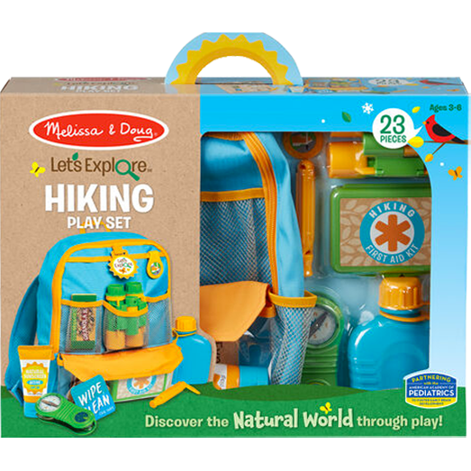 Light Sea Green Melissa & Doug Let's Explore - Hiking Play Set Backpack Kids Educational Games and Toys