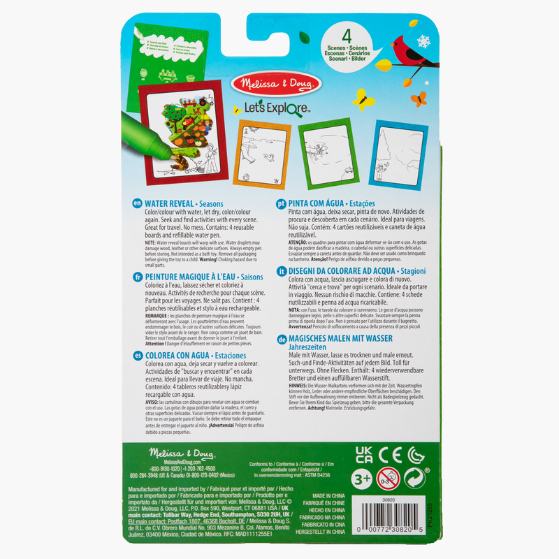 Sea Green Melissa & Doug Let's Explore - Water Wow! Seasons Kids Educational Games and Toys