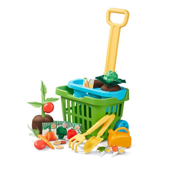 Sea Green Melissa & Doug Let's Explore - Vegetable Gardening Play Set Kids Educational Games and Toys