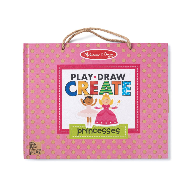 Pale Violet Red Melissa & Doug - Natural Play - Play Draw Create - Princesses Kids Activity Books