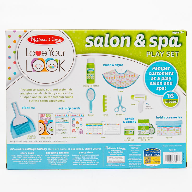 Lavender Melissa & Doug - Love Your Look - Salon & Spa Play Set Kids Educational Games and Toys