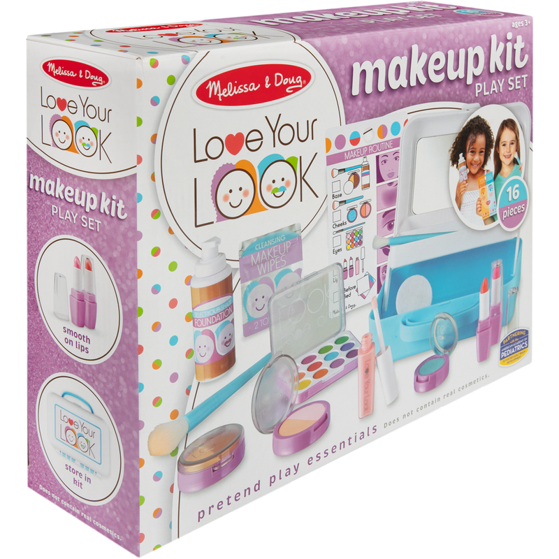 Gray Melissa & Doug - Love Your Look - Makeup Kit Play Set Kids Educational Games and Toys