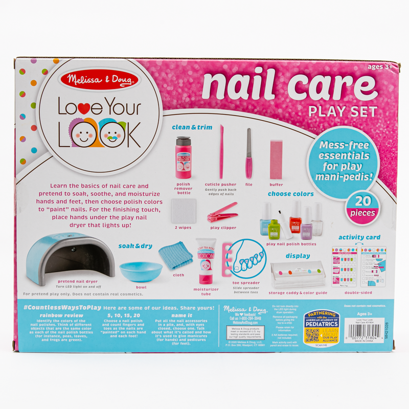 Lavender Melissa & Doug - Love Your Look - Nail Care Play Set Kids Educational Games and Toys