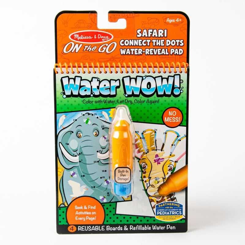 Dark Slate Gray Melissa & Doug - On The Go - Water WOW! Connect the Dots - Safari Kids Activity Books