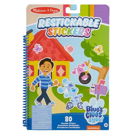 Gray Melissa & Doug Blue's Clues & You Restickable Stickers-Places Blue Loves Kids Craft Kits