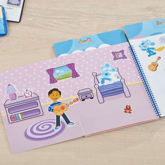 Gray Melissa & Doug Blue's Clues & You Restickable Stickers-Places Blue Loves Kids Craft Kits