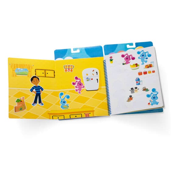 Light Gray Melissa & Doug Blue's Clues & You Restickable Stickers-Places Blue Loves Kids Craft Kits