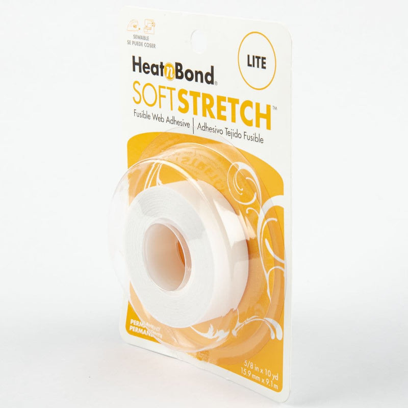 White Smoke HeatnBond Lite Soft Stretch Iron - On Adhesive - .625"X10yd Batting Interfacing Stabilisers and Wadding