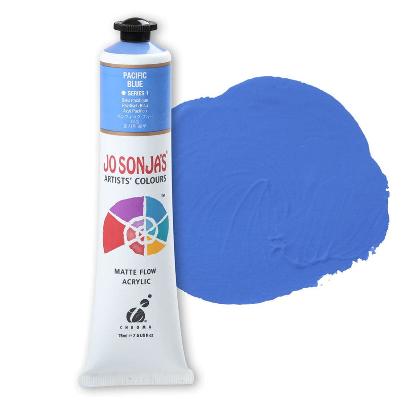 Royal Blue Jo Sonja Artist Acrylic  Series 1 75mL Pacific Blue Acrylic