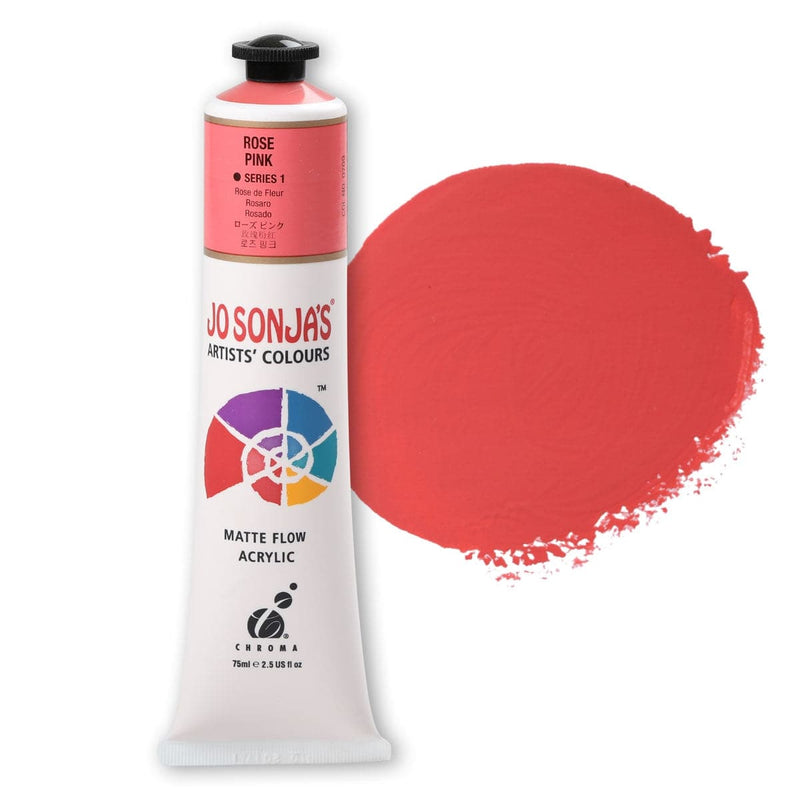 Tomato Jo Sonja Artist Acrylic  Series 1 75mL Rose Pink Acrylic